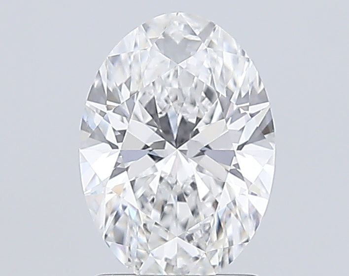 1.91 Carat Oval Lab Diamond with  Cut Diamond in 14KT  view 1
