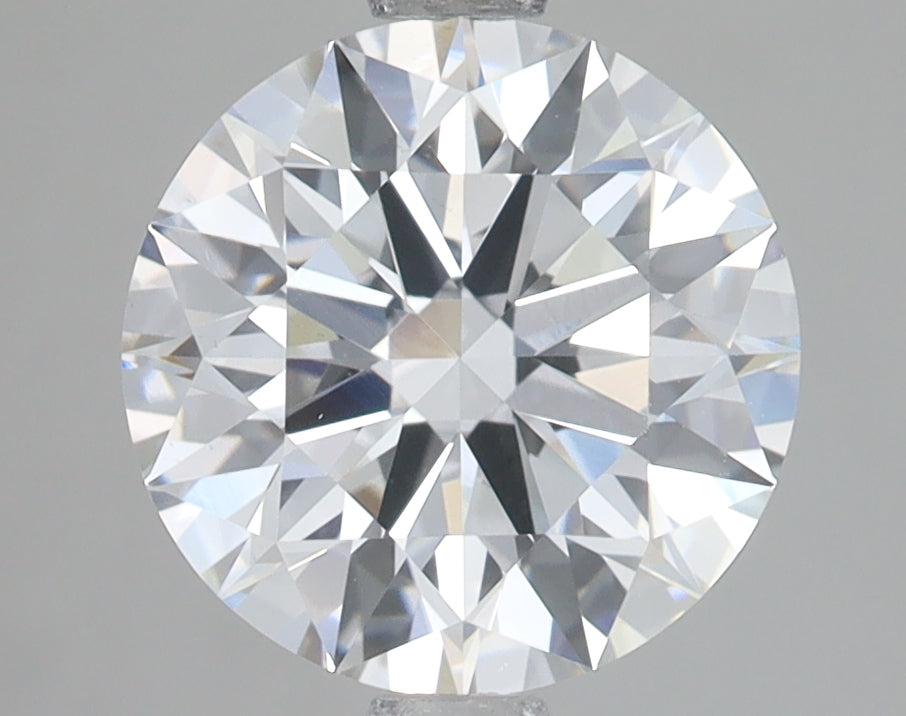3.01 Carat Round Lab Diamond with  Cut Diamond in 14KT  view 1
