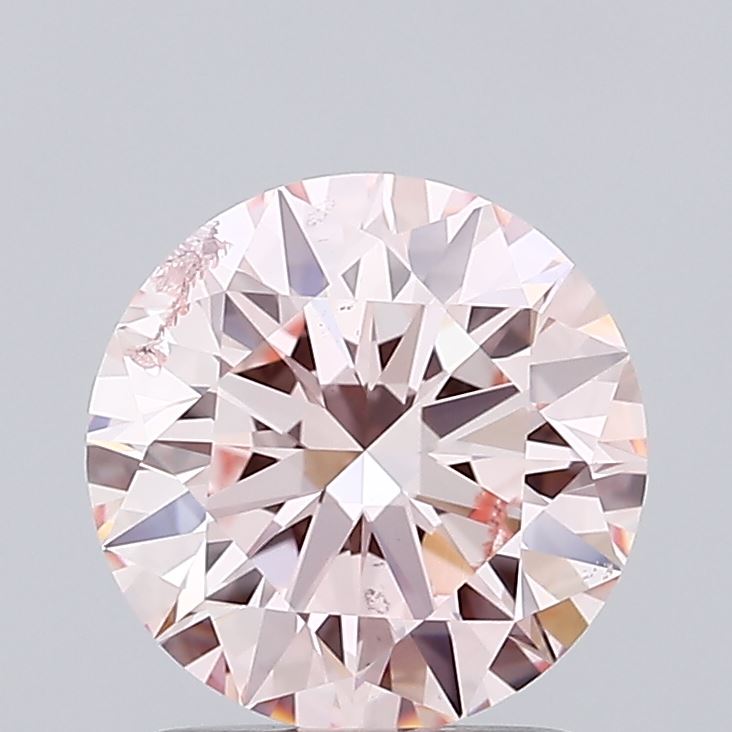 1.65 Carat Round Lab Diamond with  Cut Diamond in 14KT  view 1
