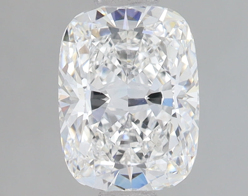 1.59 Carat Cushion Lab Diamond with  Cut Diamond in 14KT  view 1

