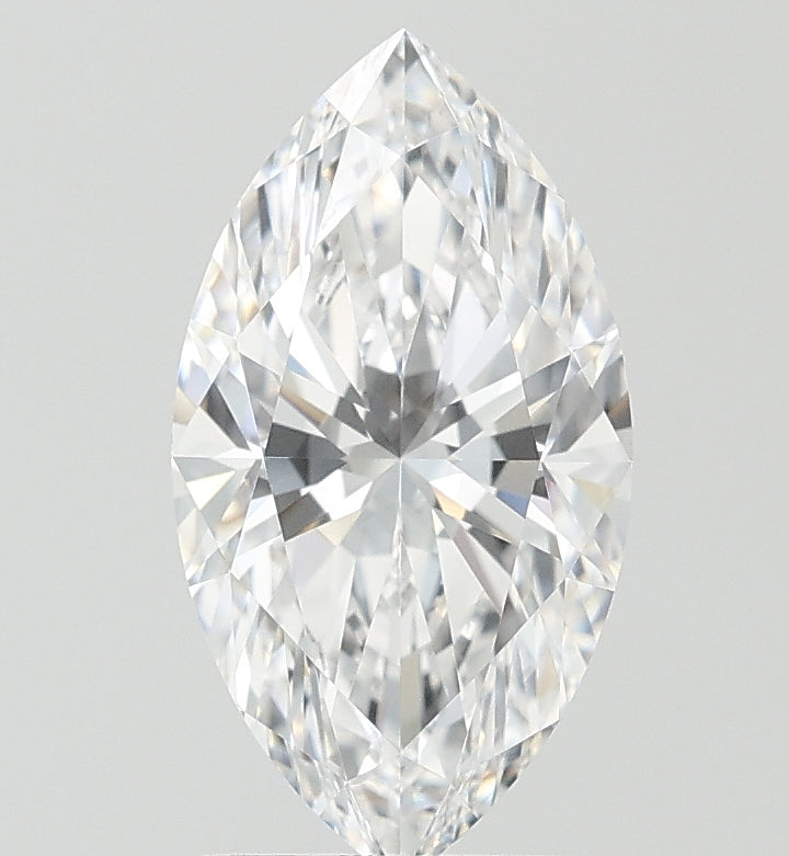 2.02 Carat Marquise Lab Diamond with  Cut Diamond in 14KT  view 1
