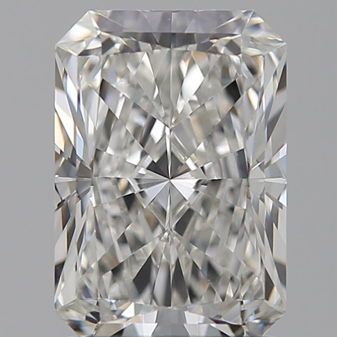 1.75 Carat Radiant Lab Diamond with  Cut Diamond in 14KT  view 1
