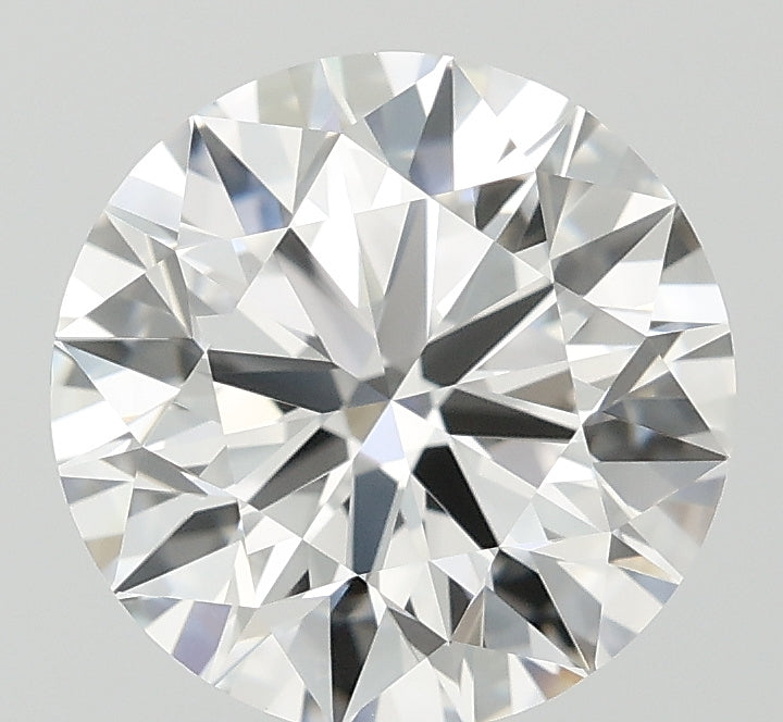 2.01 Carat Round Lab Diamond with  Cut Diamond in 14KT  view 1
