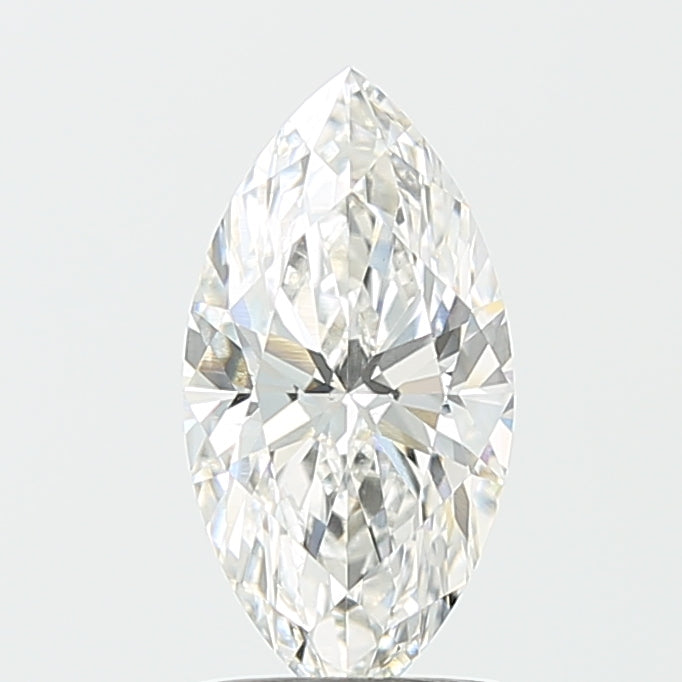 1.52 Carat Marquise Lab Diamond with  Cut Diamond in 14KT  view 1
