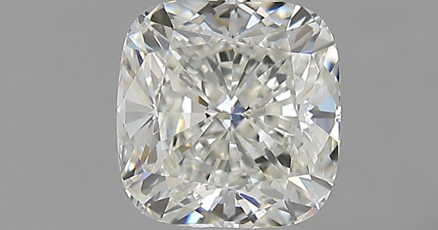 1.2 Carat Cushion Natural Diamond with  Cut Diamond in 14KT  view 1
