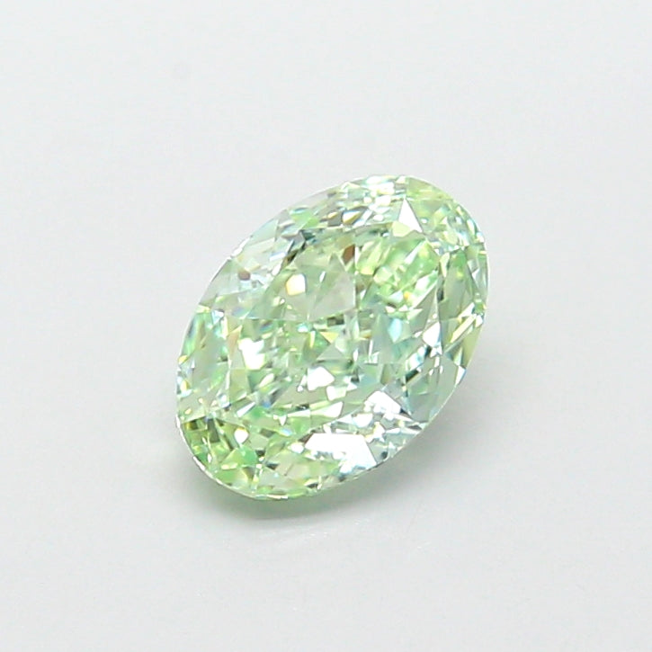 1.12 Carat Oval Lab Diamond with  Cut Diamond in 14KT  view 1
