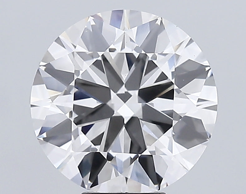 8.04 Carat Round Lab Diamond with  Cut Diamond in 14KT  view 1
