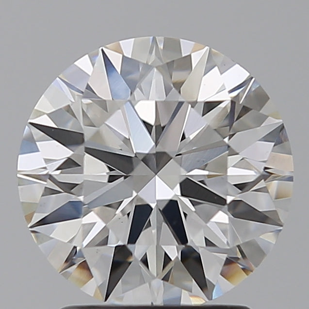 2.02 Carat Round Lab Diamond with  Cut Diamond in 14KT  view 1
