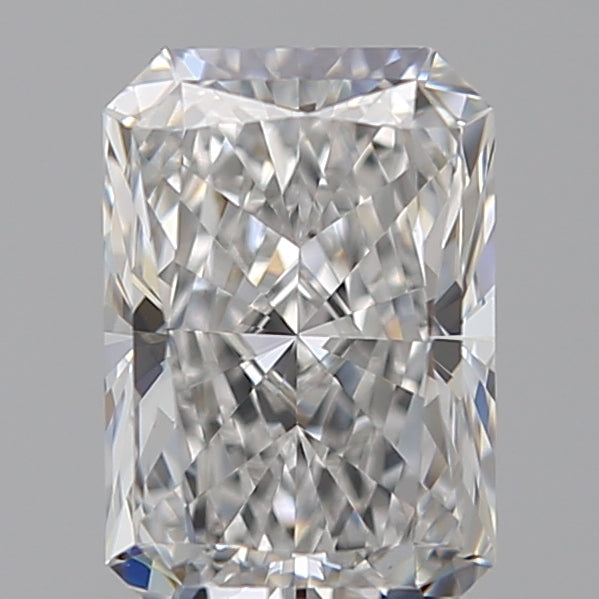 1.01 Carat Radiant Lab Diamond with  Cut Diamond in 14KT  view 1
