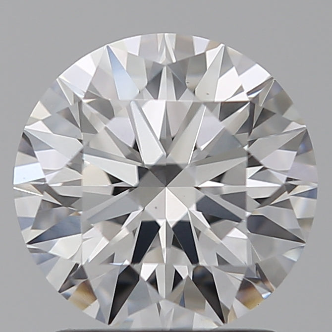 1.59 Carat Round Lab Diamond with  Cut Diamond in 14KT  view 1

