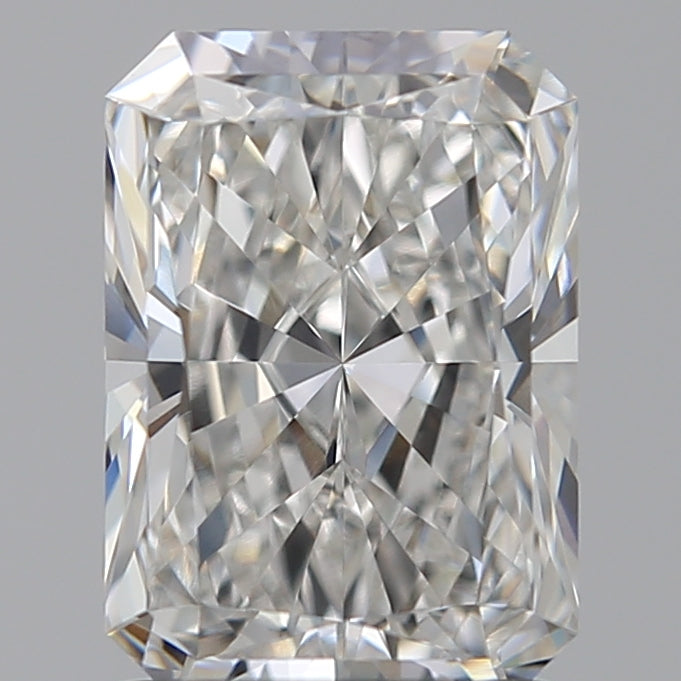 1.52 Carat Radiant Lab Diamond with  Cut Diamond in 14KT  view 1
