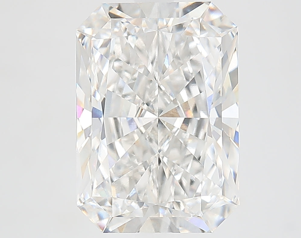 5.32 Carat Radiant Lab Diamond with  Cut Diamond in 14KT  view 1
