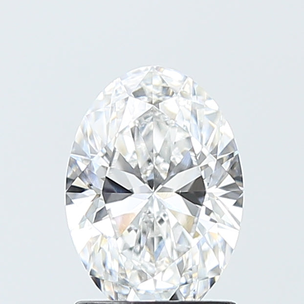 1.52 Carat Oval Lab Diamond with  Cut Diamond in 14KT  view 1
