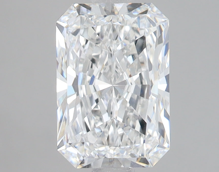 2.0 Carat Radiant Lab Diamond with  Cut Diamond in 14KT  view 1
