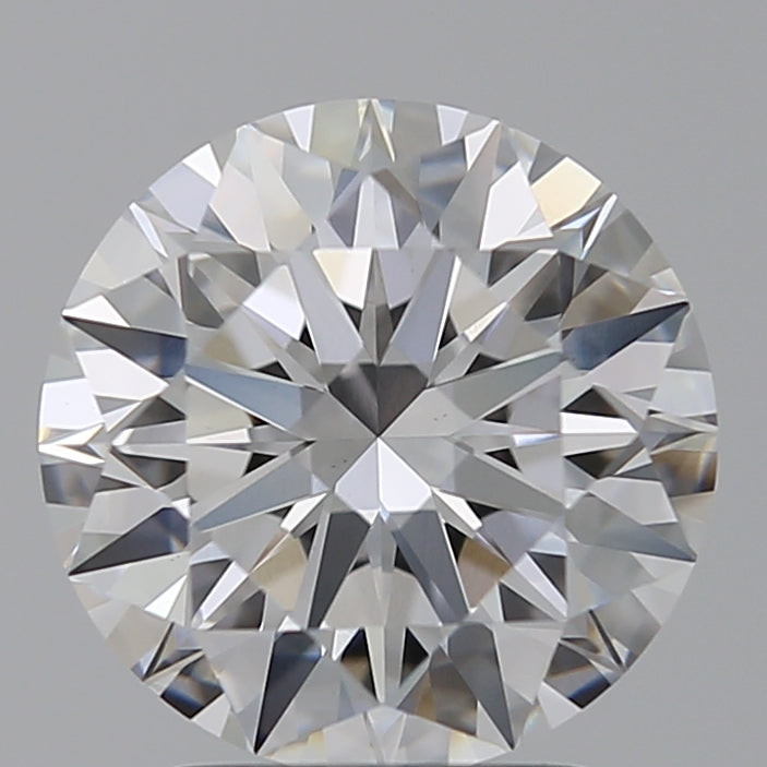 2.6 Carat Round Lab Diamond with  Cut Diamond in 14KT  view 1
