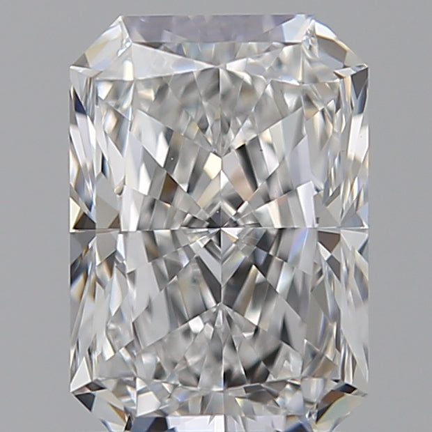 1.52 Carat Radiant Lab Diamond with  Cut Diamond in 14KT  view 1
