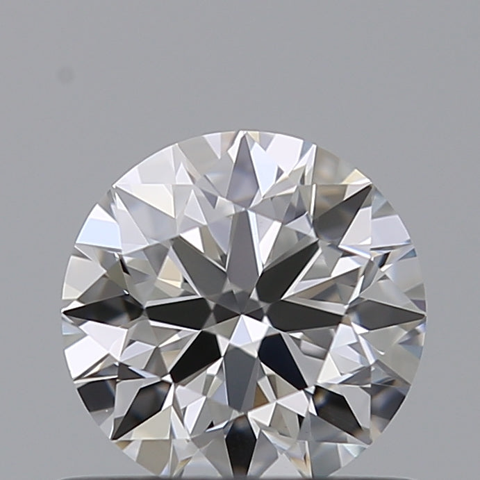 0.6 Carat Round Natural Diamond with  Cut Diamond in 14KT  view 1
