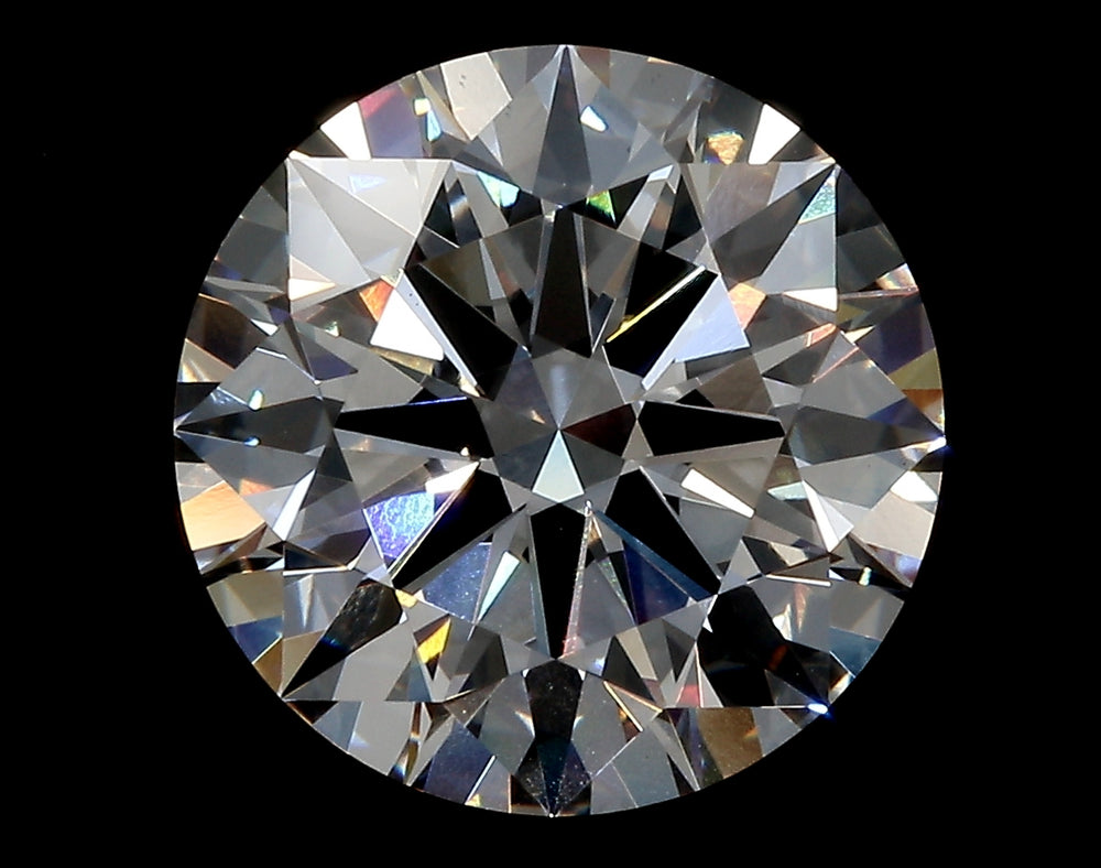 3.0 Carat Round Lab Diamond with  Cut Diamond in 14KT  view 1
