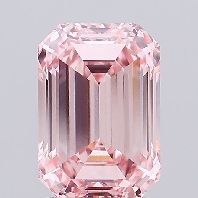 1.82 Carat Emerald Lab Diamond with  Cut Diamond in 14KT  view 1
