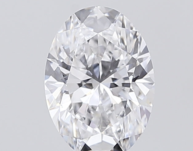 1.51 Carat Oval Lab Diamond with  Cut Diamond in 14KT  view 1
