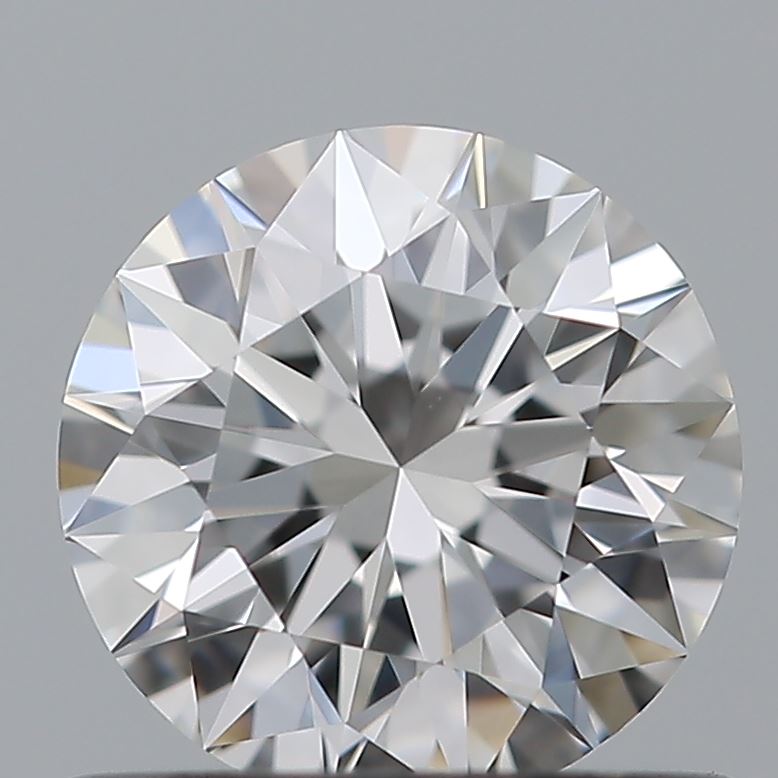 0.61 Carat Round Natural Diamond with  Cut Diamond in 14KT  view 1
