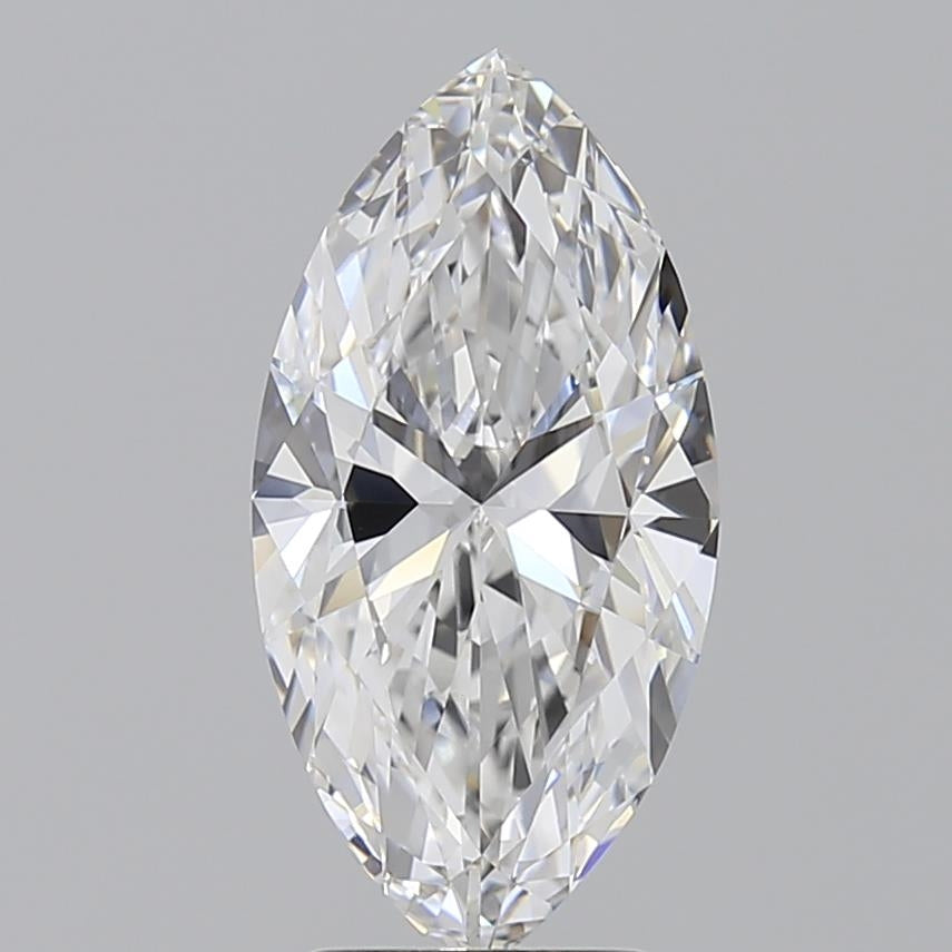 2.73 Carat Marquise Lab Diamond with  Cut Diamond in 14KT  view 1
