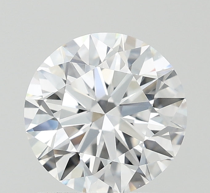 1.24 Carat Round Lab Diamond with  Cut Diamond in 14KT  view 1
