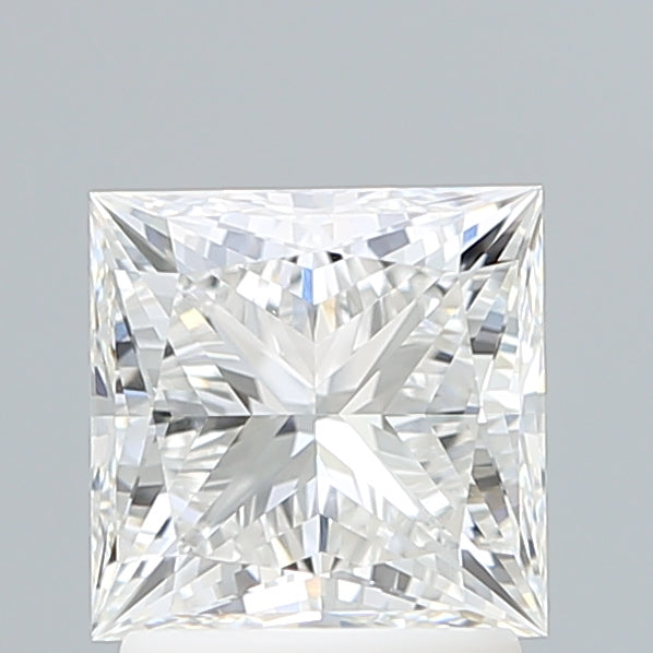 2.01 Carat Princess Lab Diamond with  Cut Diamond in 14KT  view 1
