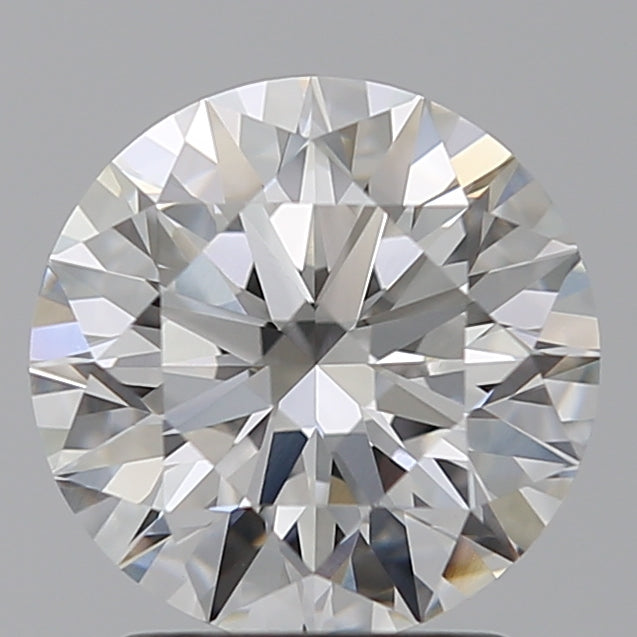 2.03 Carat Round Lab Diamond with  Cut Diamond in 14KT  view 1
