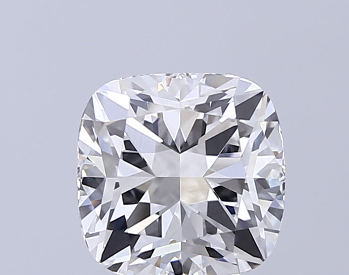 2.05 Carat Cushion Lab Diamond with  Cut Diamond in 14KT  view 1
