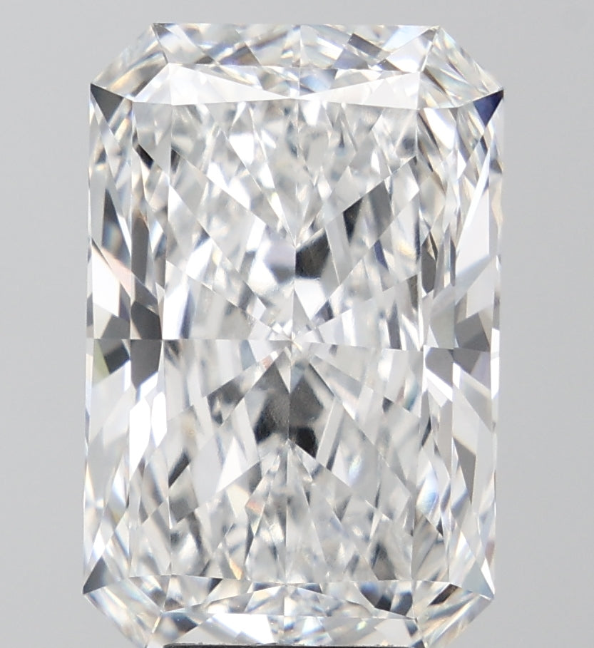 10.56 Carat Radiant Lab Diamond with  Cut Diamond in 14KT  view 1
