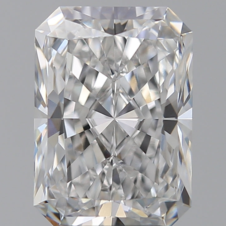 3.0 Carat Radiant Lab Diamond with  Cut Diamond in 14KT  view 1
