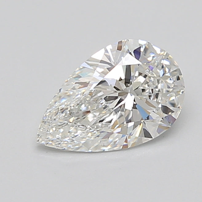 1.56 Carat Pear Lab Diamond with  Cut Diamond in 14KT  view 1

