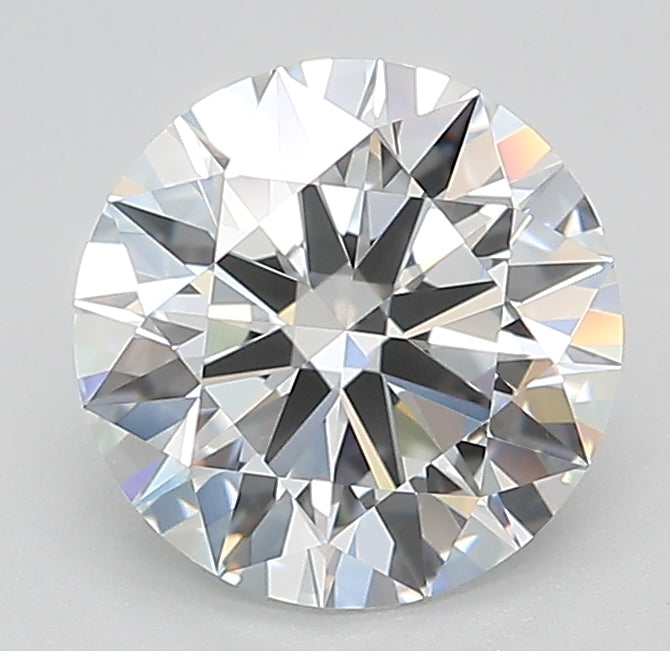 1.66 Carat Round Lab Diamond with  Cut Diamond in 14KT  view 1
