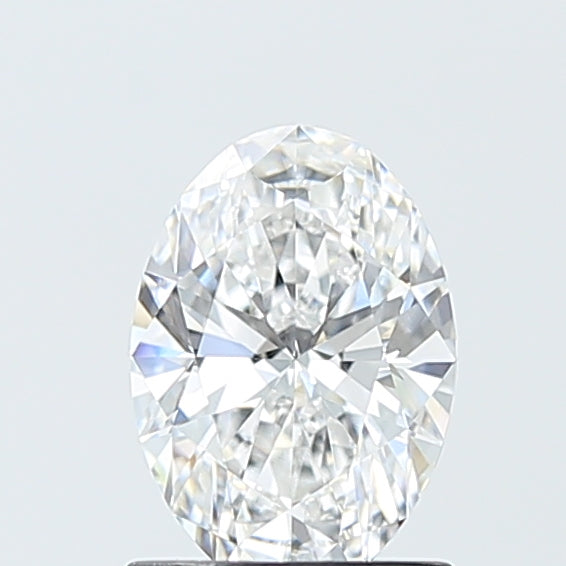 1.1 Carat Oval Lab Diamond with  Cut Diamond in 14KT  view 1
