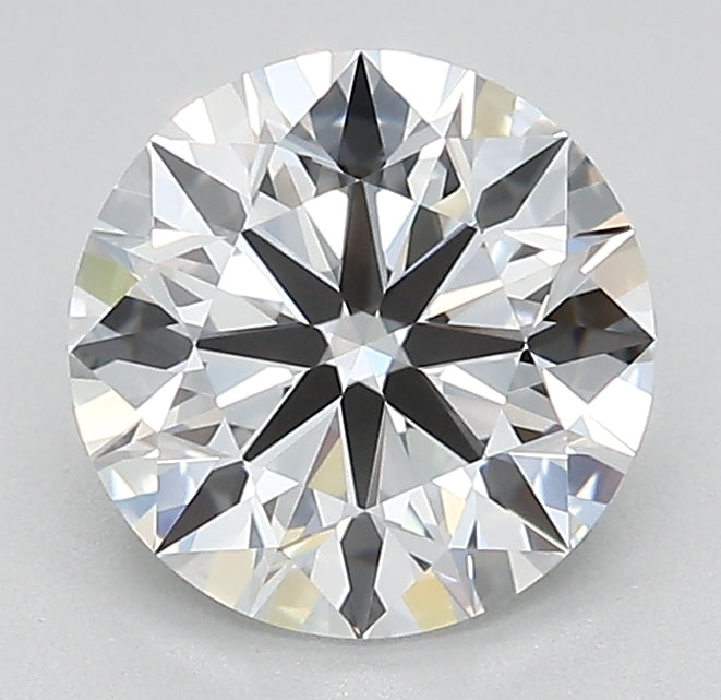 1.95 Carat Round Lab Diamond with  Cut Diamond in 14KT  view 1
