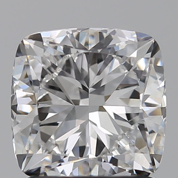 1.54 Carat Cushion Lab Diamond with  Cut Diamond in 14KT  view 1
