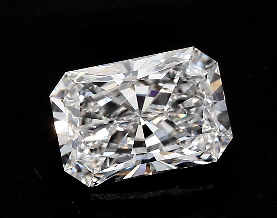 1.85 Carat Radiant Lab Diamond with  Cut Diamond in 14KT  view 1
