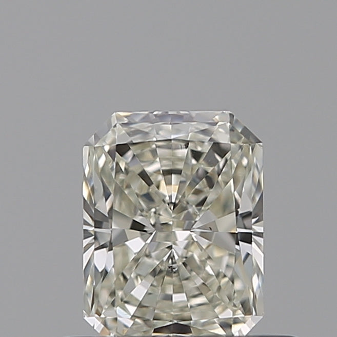 0.52 Carat Radiant Natural Diamond with  Cut Diamond in 14KT  view 1
