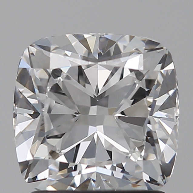 1.55 Carat Cushion Lab Diamond with  Cut Diamond in 14KT  view 1
