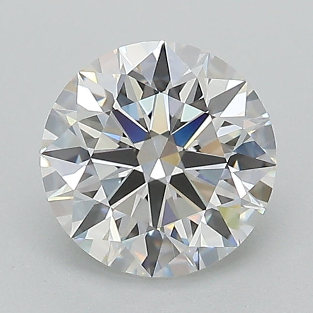 1.26 Carat Round Lab Diamond with  Cut Diamond in 14KT  view 1
