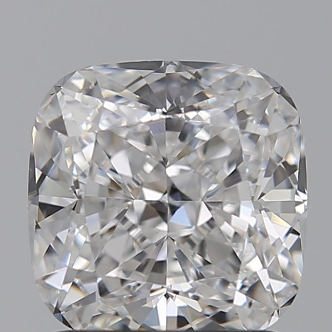1.54 Carat Cushion Lab Diamond with  Cut Diamond in 14KT  view 1
