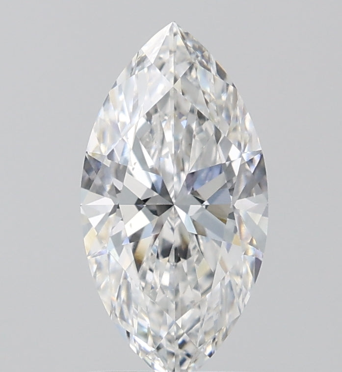 1.51 Carat Marquise Lab Diamond with  Cut Diamond in 14KT  view 1
