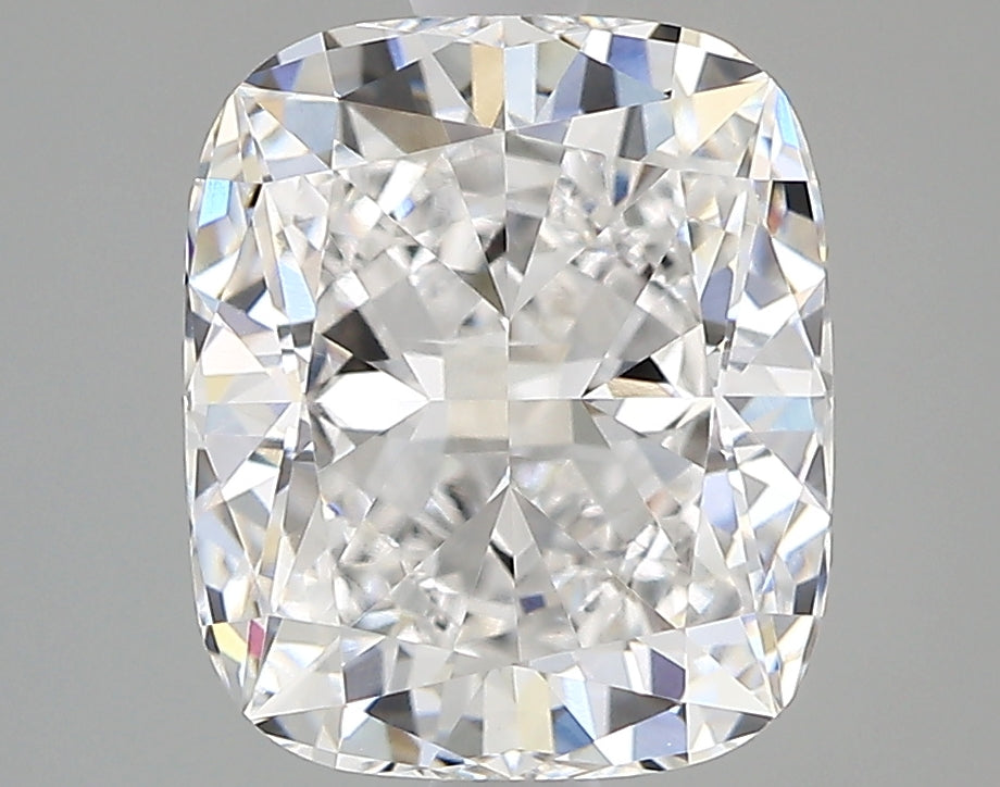 2.27 Carat Cushion Lab Diamond with  Cut Diamond in 14KT  view 1
