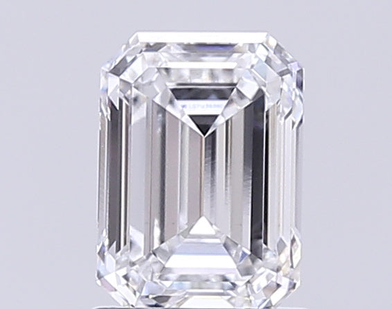 1.56 Carat Emerald Lab Diamond with  Cut Diamond in 14KT  view 1
