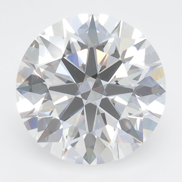 2.39 Carat Round Lab Diamond with  Cut Diamond in 14KT  view 1
