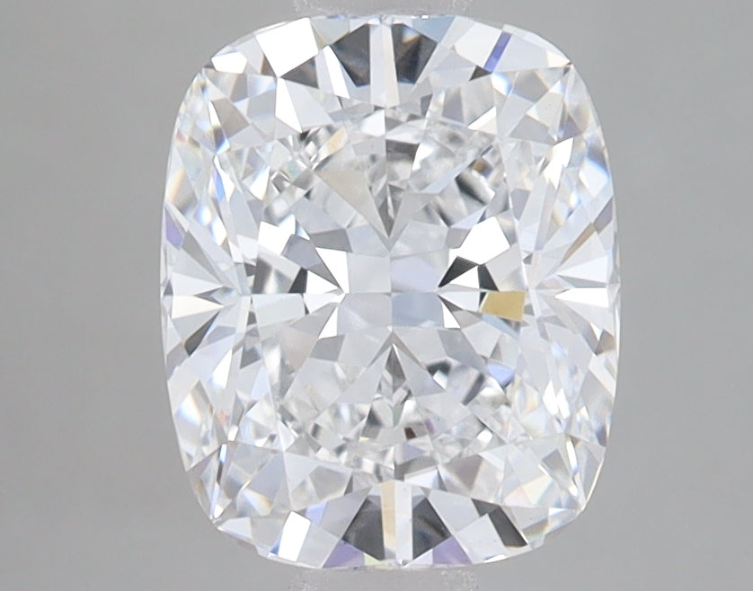 2.02 Carat Cushion Lab Diamond with  Cut Diamond in 14KT  view 1
