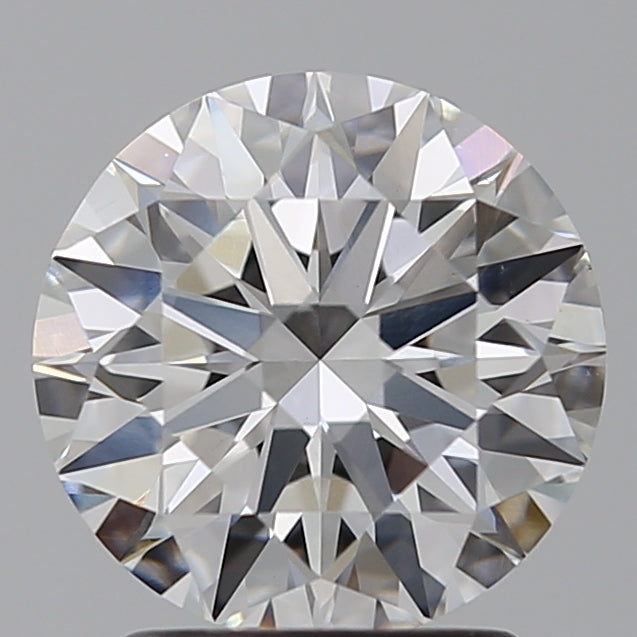 2.07 Carat Round Lab Diamond with  Cut Diamond in 14KT  view 1

