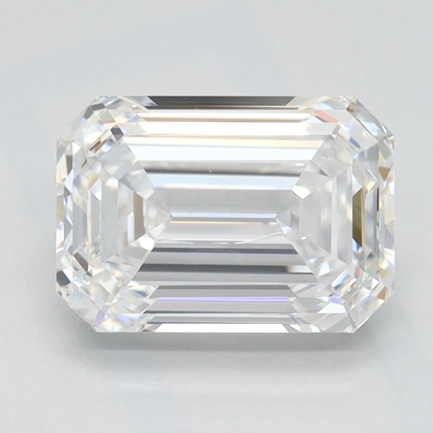1.92 Carat Emerald Lab Diamond with  Cut Diamond in 14KT  view 1
