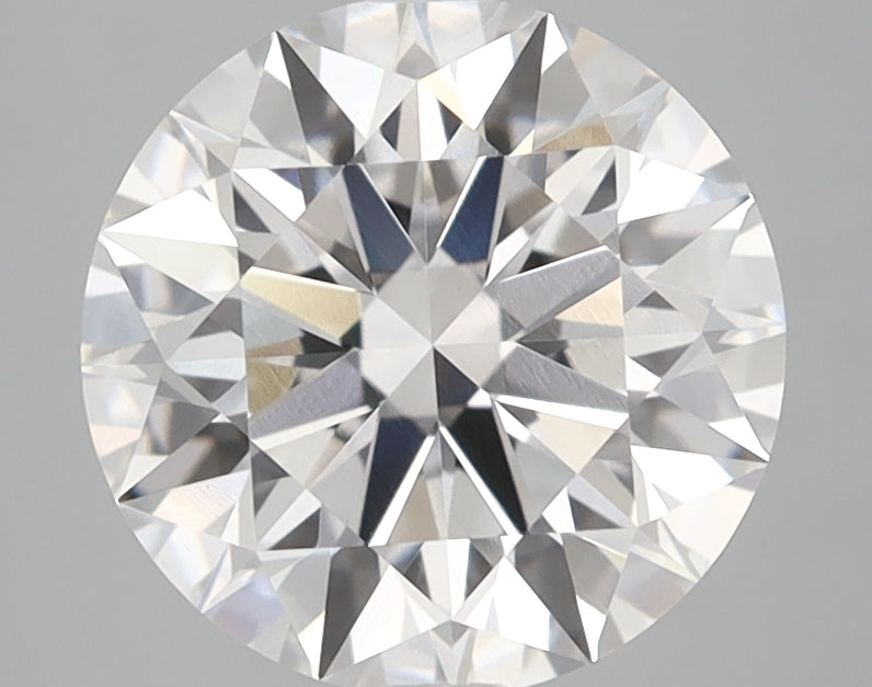 2.58 Carat Round Lab Diamond with  Cut Diamond in 14KT  view 1
